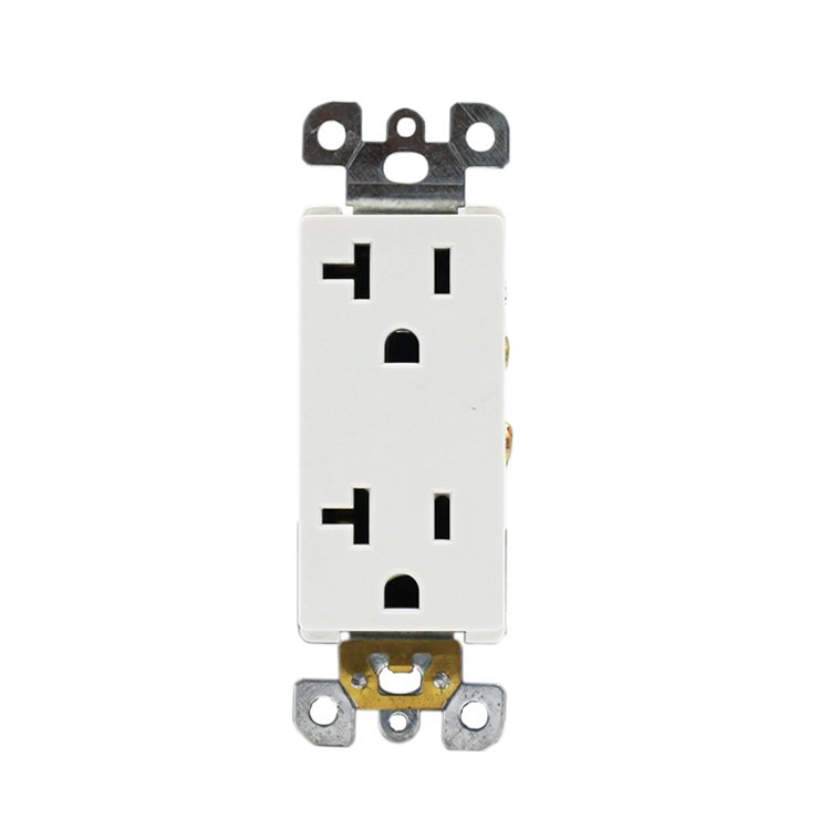 20A American Duplex Receptacle Outlet Socket US Wall Decorate Tamper Resistant Plug Socket