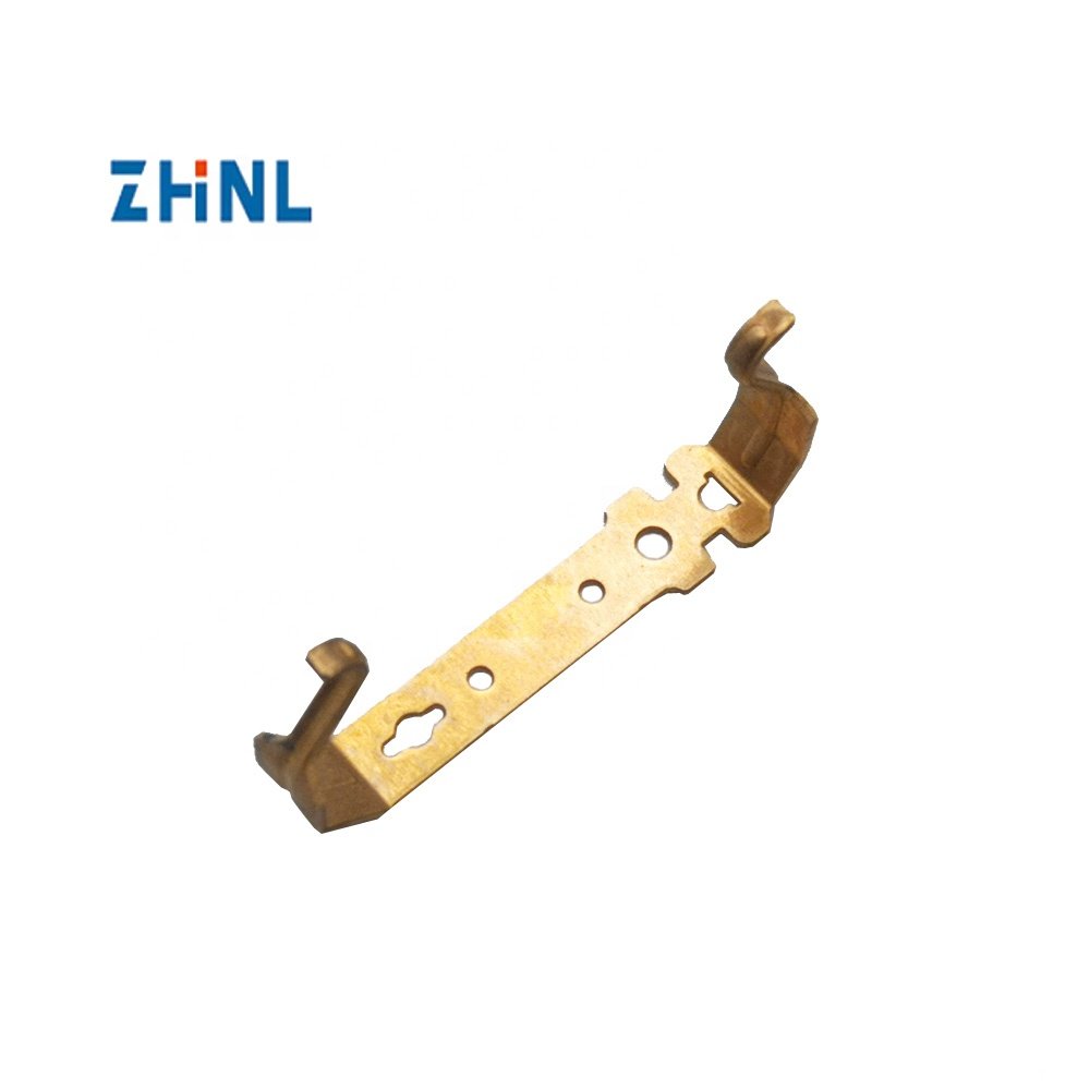Electrical Plug and Socket Connectors Components from ZHNL Electrical Stamping Bending Parts EU Phosphor Copper Brass Customized