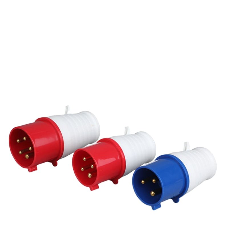 Industrial 16A 220V Male Plug Socket Wall Mounted Sockets for Factory Usage CN Plug Standard