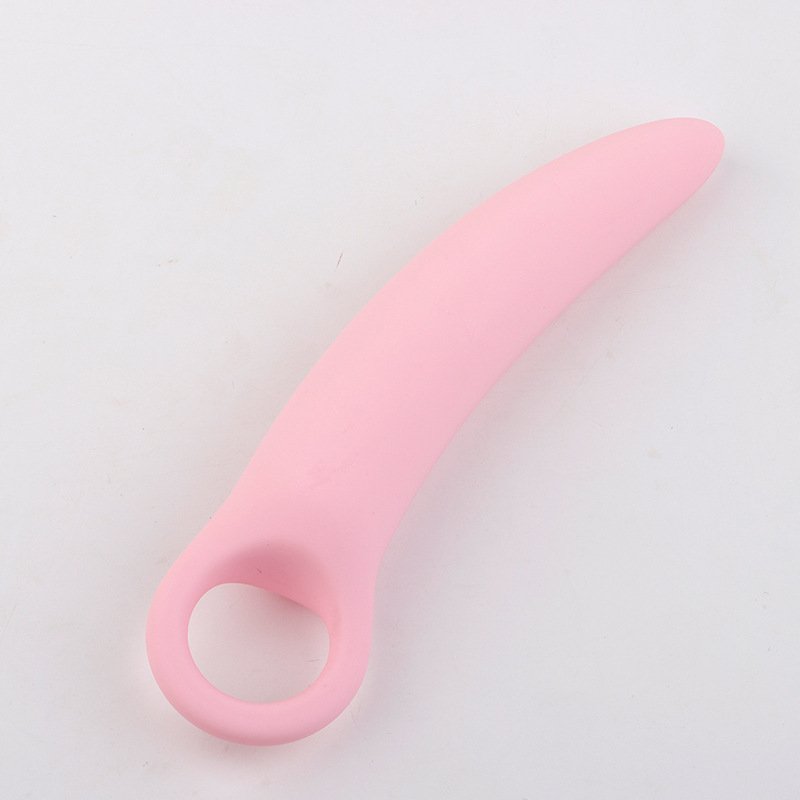 BlueRabbit Crescent Shaped Female Anal Plugs Wholesale Anal Dilators Silicone Pelvic Floor Muscle Trainer Dilators Set for Women