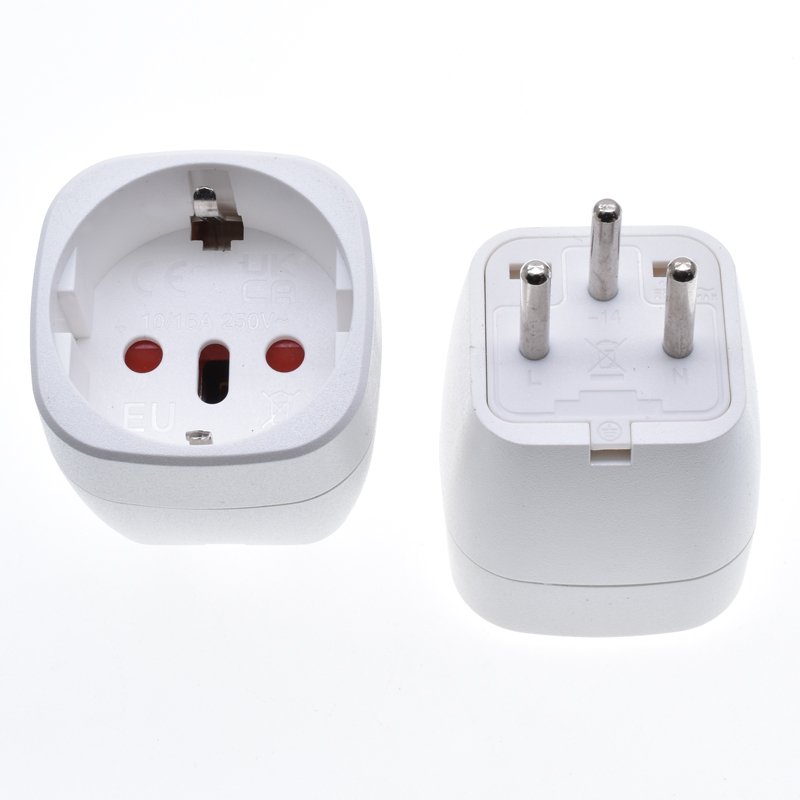 EU/Italy Swiss Switzerland Plug Adapter Multifunction 10A Rated Current Travel Charge Conversion Adapter Swiss Type-J Converter