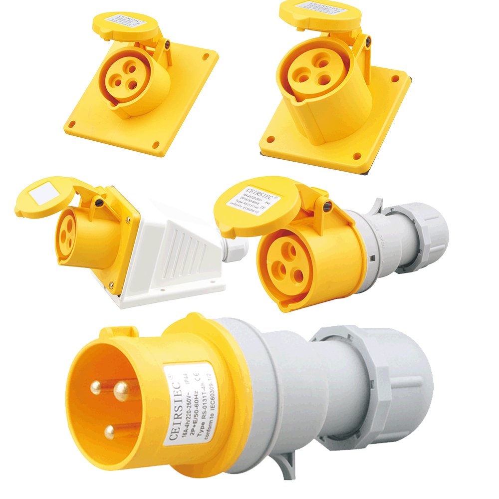 Cheap Factory-priced Electrical Distribution Construction Power Industrial Plug and Socket CE IP67 Power Supply Event Technology