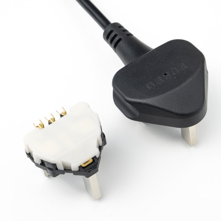 UK 3 PIN Plug Insert Already Approved By Certificate BS1363A SASO2203 GCC MS589A SS145A For UK Power Cord