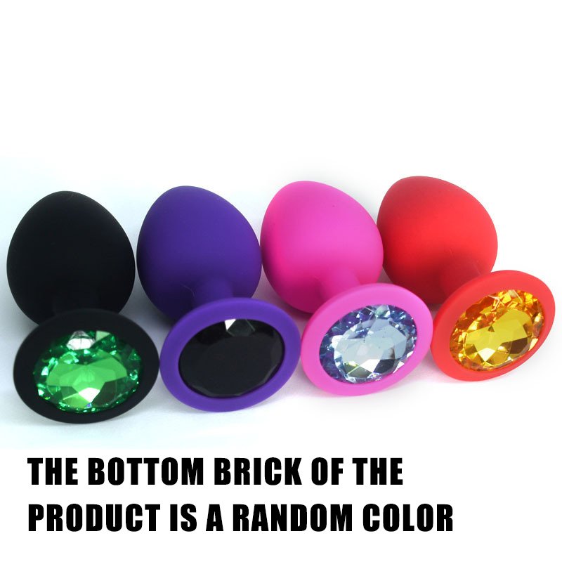 Silicone Butt Plug Unisex Plated Jewelry Sex Stopper Prostate Adult Toys for Men Women Anal Trainer Anal Plug