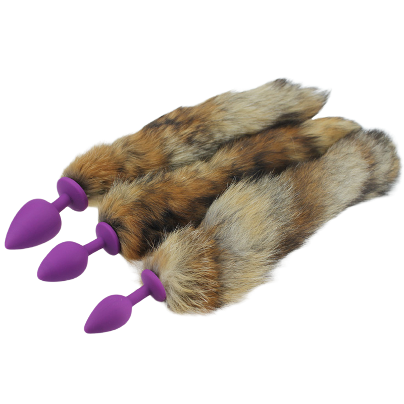 Factory Wholesale Dart Shaped BDSM bondage Erotic silicone Women Animal Tail Sex Toys Anal Plug for women