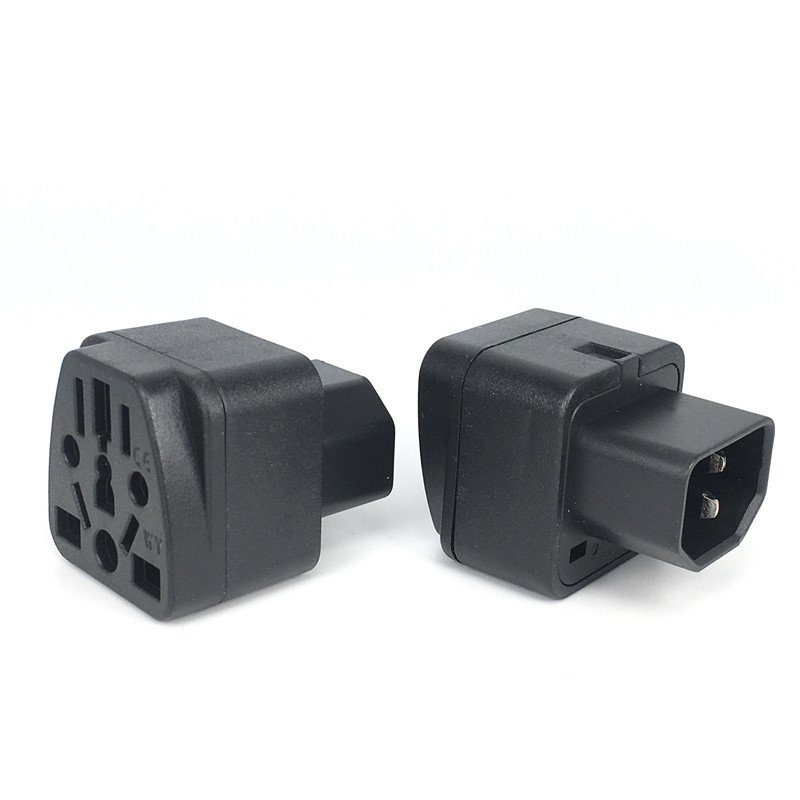 UPS IEC C14 to Universal Female EU US UK AU C13 Socket AC Plug Portable Universal Socket to C14 Male Plug PDU Computer Server