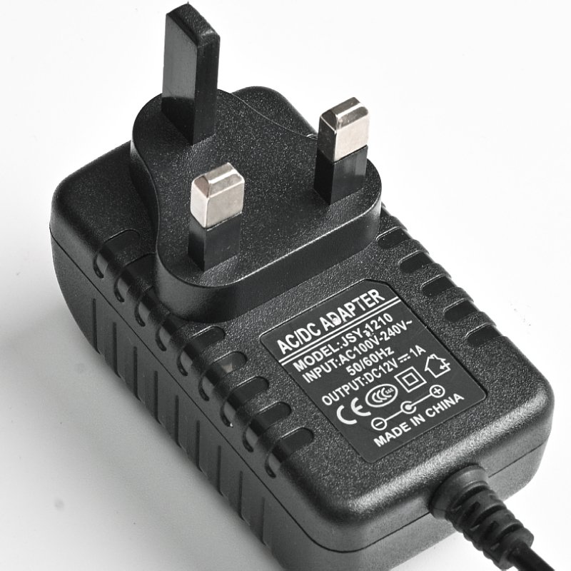 Electrical Manufacturer Adapter Pei'an Wall Power Supply LED Switching Power Supply DC 12V1A 12W Plug in Black/white