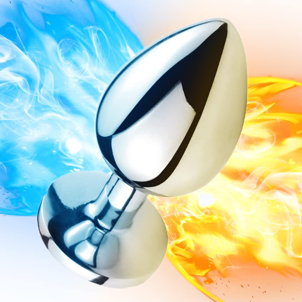 Intimate Metal Anal Plug With Crystal Jewelry Smooth Touch Female Butt Plug Anal Bead Anus Dilator Anal Toys For Male Men Women%