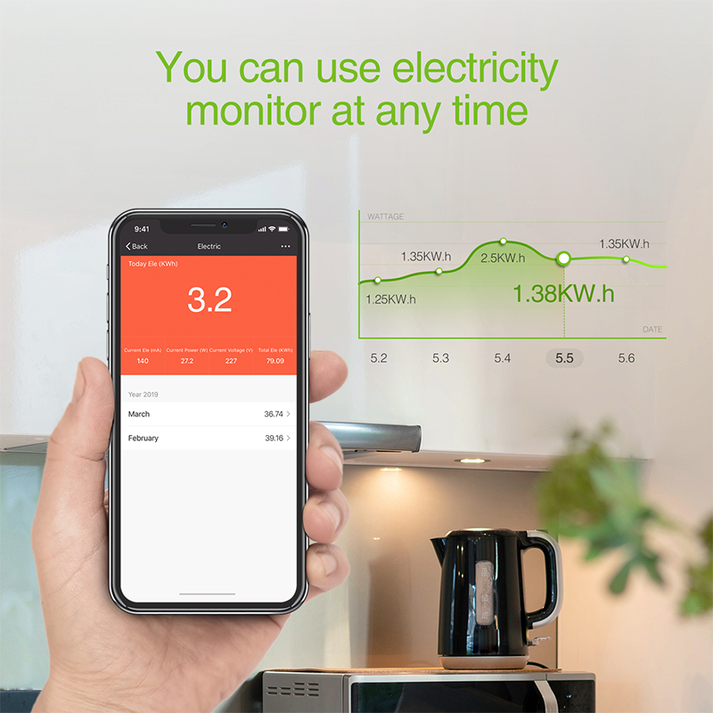 Smart Power Strip WIFI Extension Smart Plug Universal Power Socket Strip