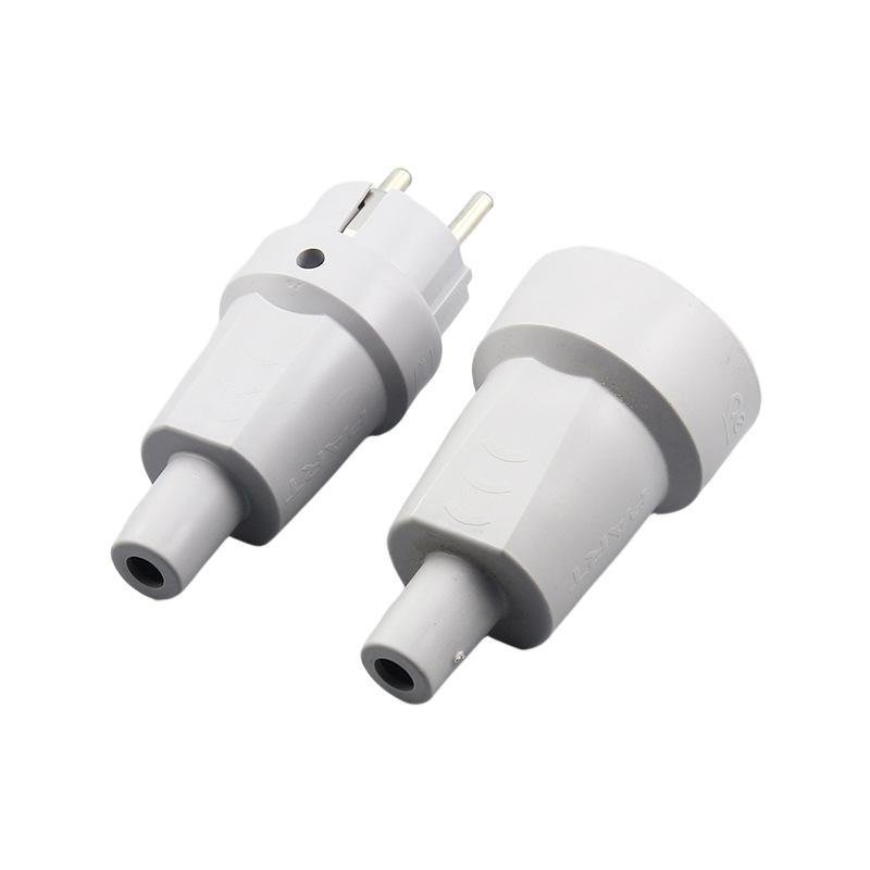 Low price IP44 German PVC explosion-proof waterproof male and female power plug Europe outdoor rain plug outdoor fall