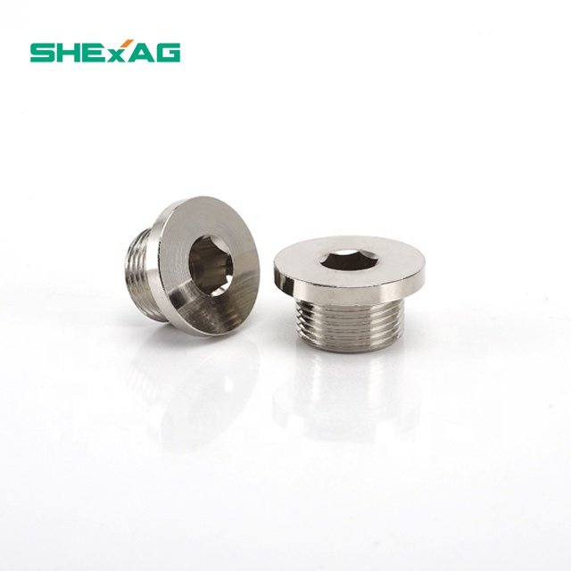 Free Sample M G NPT type brass stainless steel IP66,IP68 Allen/Dome head Stopping/Blanking Plug