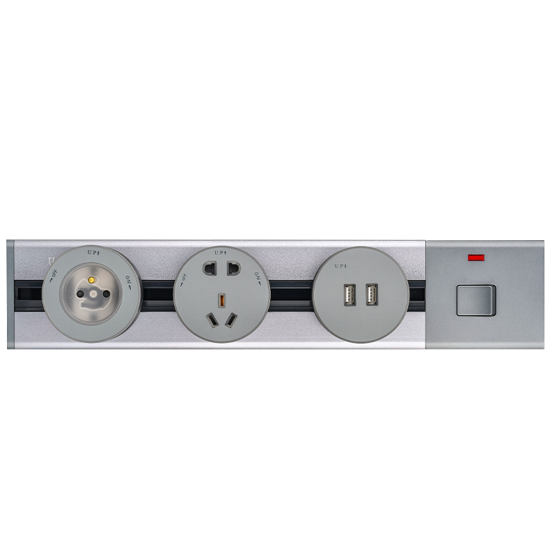 New product household hardware power socket track system multi plug customized different standard wireless charger