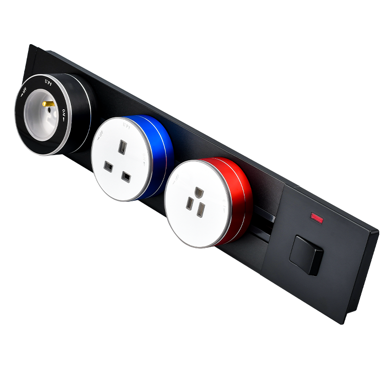 New product household hardware power socket track system multi plug customized different standard wireless charger