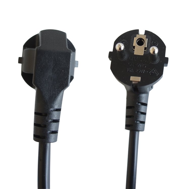 Custom 1.5M 1.8M Black CEE 7/7 Plug To PowerCON TRUE1 Connector Power Cord with Copper