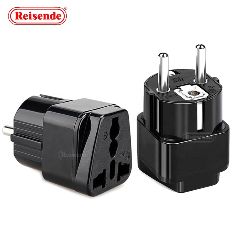 EU Travel Plug 2 IN 1 EU European To Chinese Universal AU 2 Pin Universal Travel Adapter Plug Converter Socket Small Plug