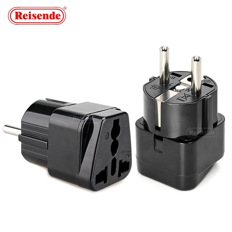 EU Travel Plug 2 IN 1 EU European To Chinese Universal AU 2 Pin Universal Travel Adapter Plug Converter Socket Small Plug