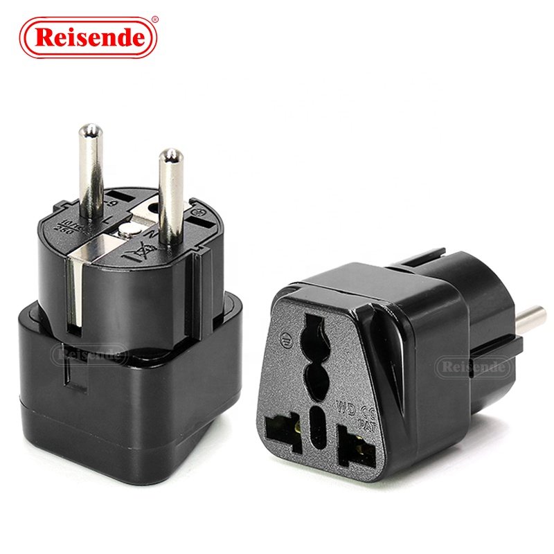 EU Travel Plug 2 IN 1 EU European To Chinese Universal AU 2 Pin Universal Travel Adapter Plug Converter Socket Small Plug