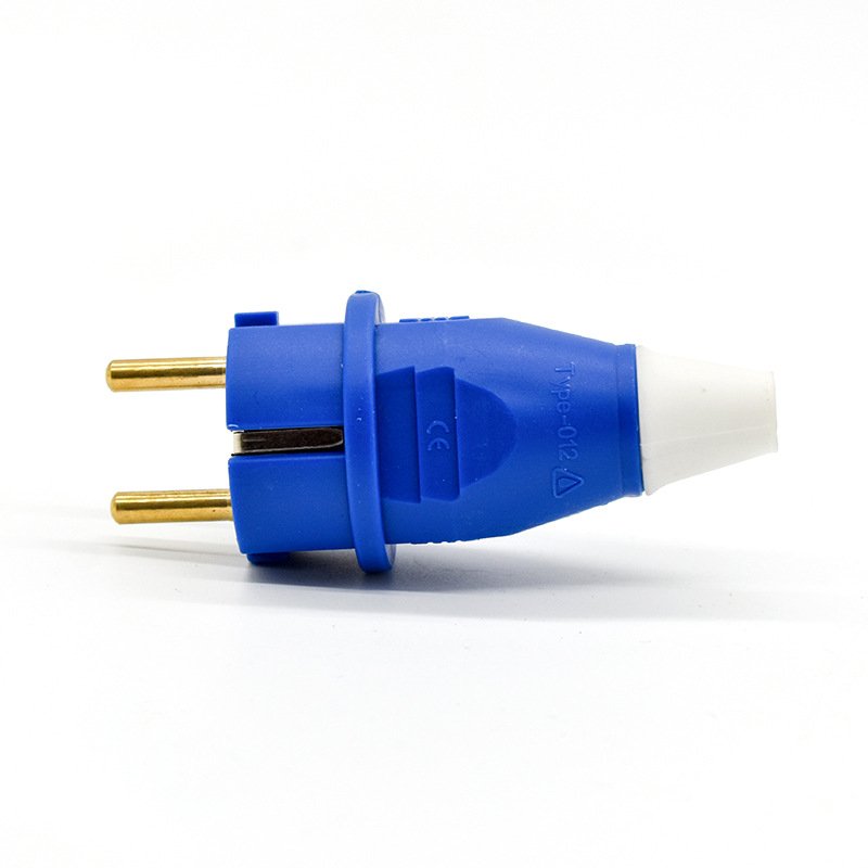 2 Pin Germany 16 amp insert male industrial power plug