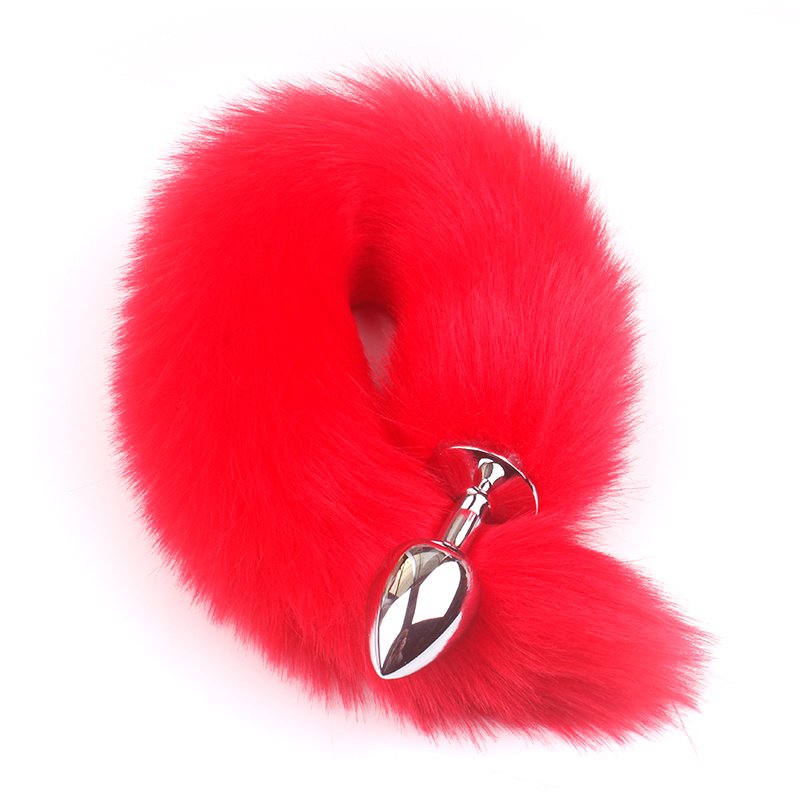 Anal Plug Adult Games Fox Tail Stainless steel Butt Plug Stimulator Sex Products