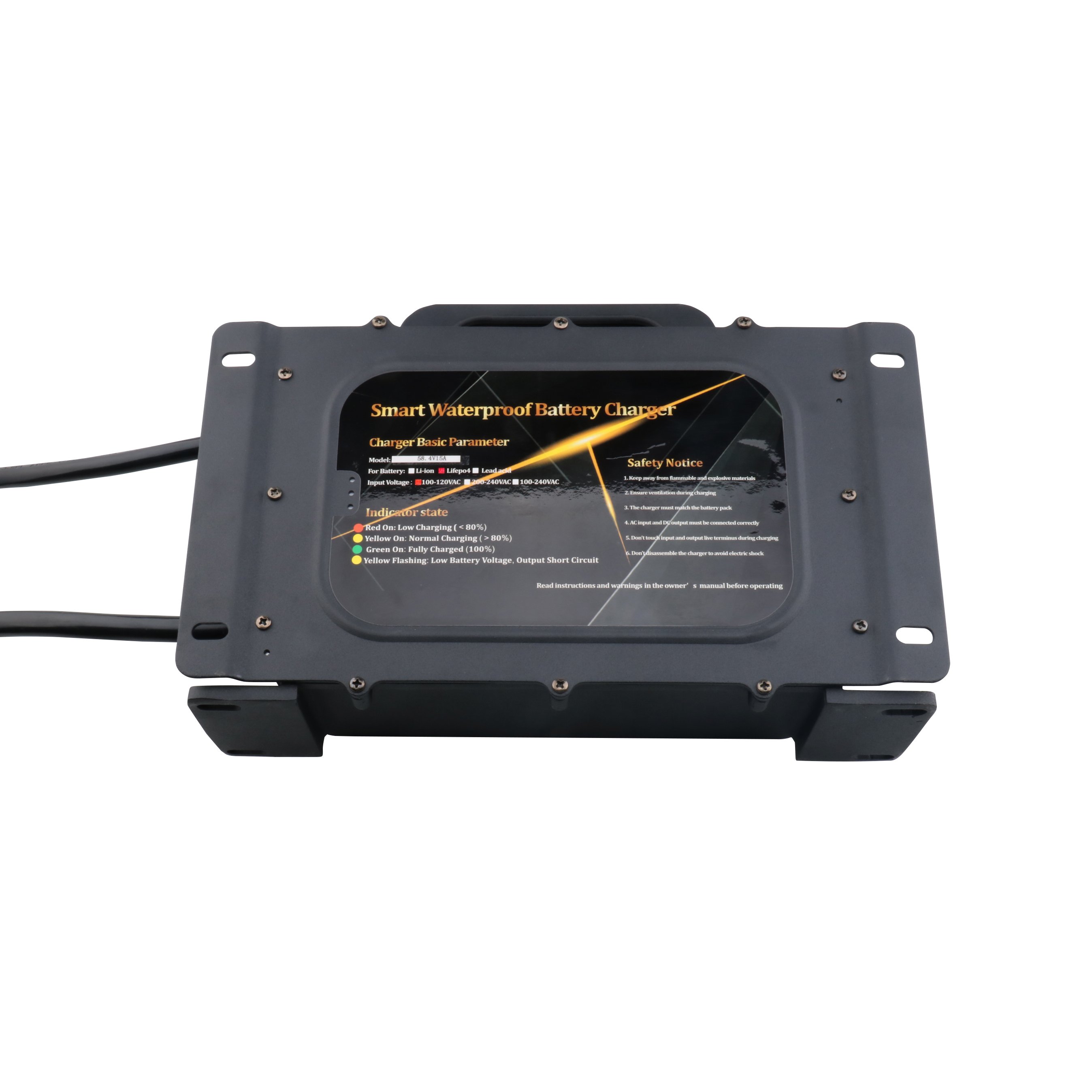 Dante48 volt 5 amp golf cart battery charger with RXV plug 48V 25ah 30ah 35ah 40ah lead acid battery waterproof charger