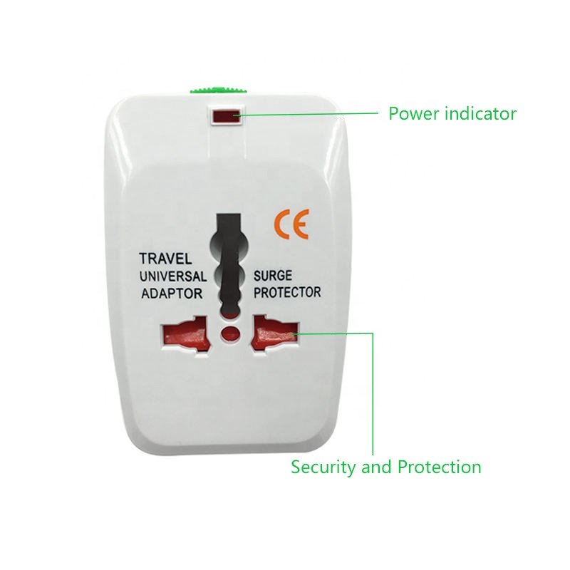 EU/AU/UK/US portable charger travel adaptor With Dual USB Charger All in One Multi conversion Power Plug travel adapter