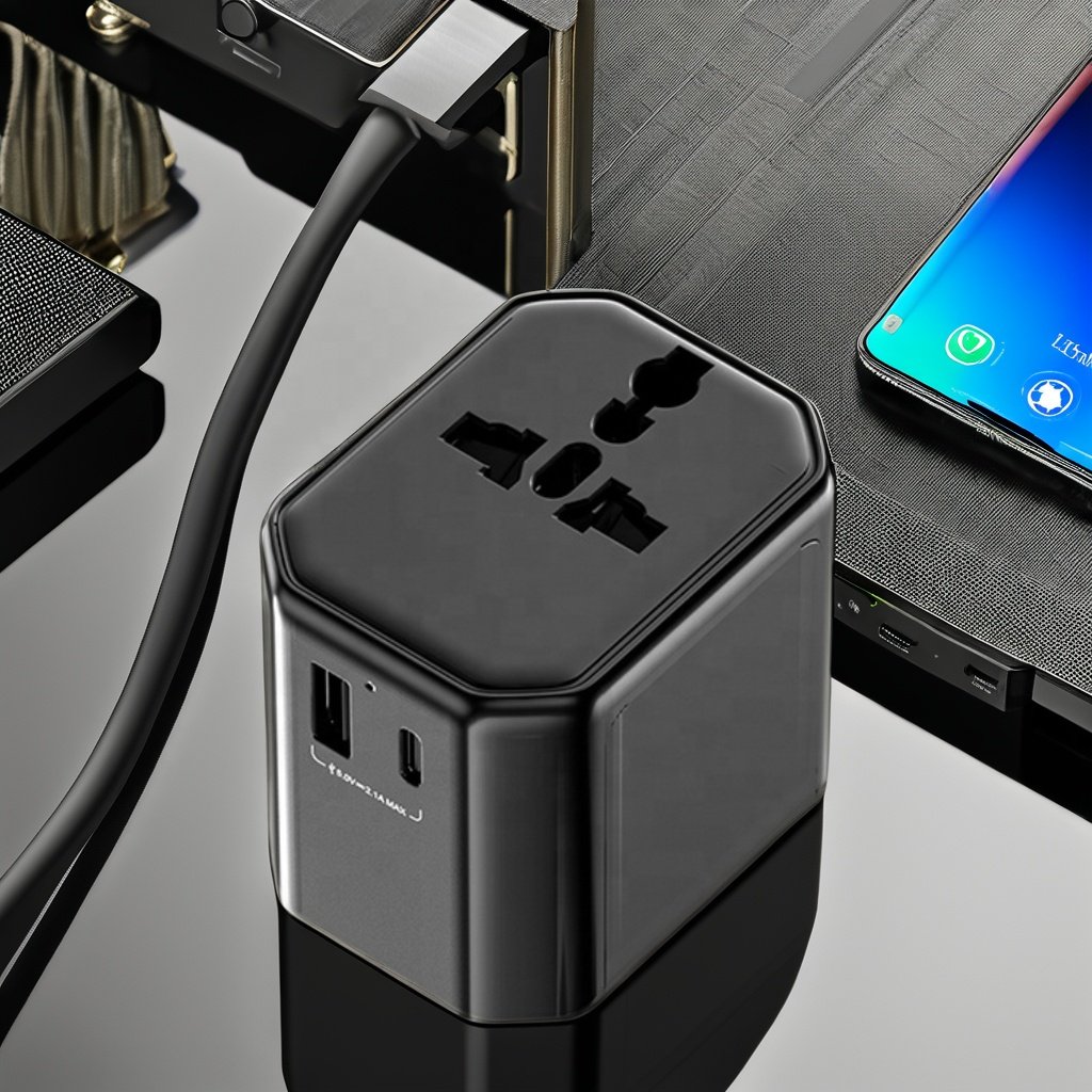 Worldplug Universal Travel Charger Adapter Convenient Plugs & Sockets for Global Travel Use