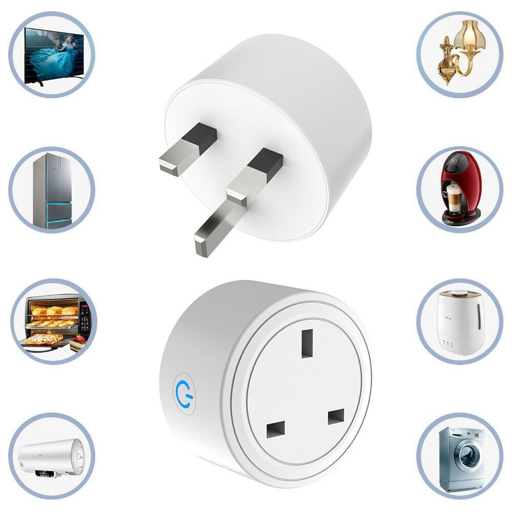 Smart Socket Wifi Surge Protector switch 110-240V Voice Control Smart Plug Wifi with Alexa Google Home Tuya APP Remote Control