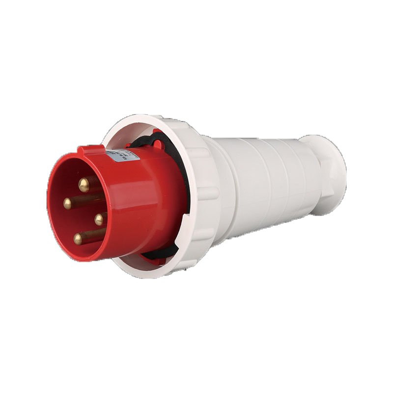 Industrial Three phase 4P plug ZZ034 3P+E 63A 380V IP67 aviation waterproof socket