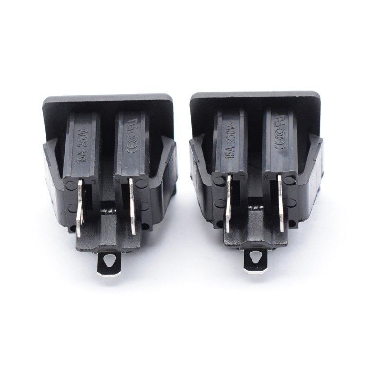 15A 250V AC power inlet embed uk plug female industrial 3pin wall socket ac outlet socket