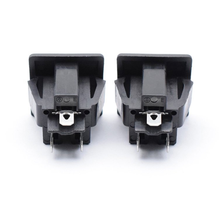 15A 250V AC power inlet embed uk plug female industrial 3pin wall socket ac outlet socket