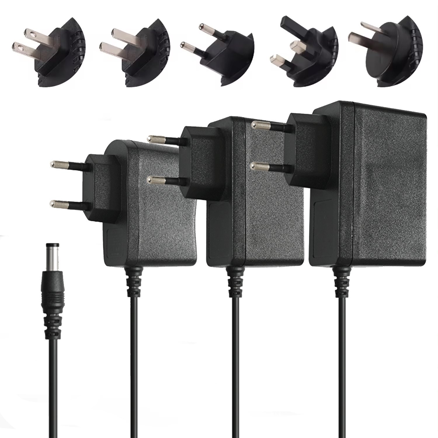 12.6V 1Amp US/EU Plug Adapter Lithium Battery Supply 12V 1A 2A 3A DC Power Adapter for LED Strip Light Charging