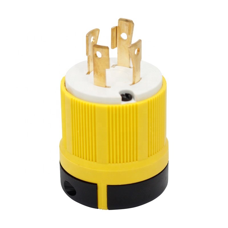 Heavy Duty 30Amp 125/250V L14-30P L14-30R USA standard 3 Pole 4 Wire Grounding Industrial Grade Power Plug NEMA Locking Connect
