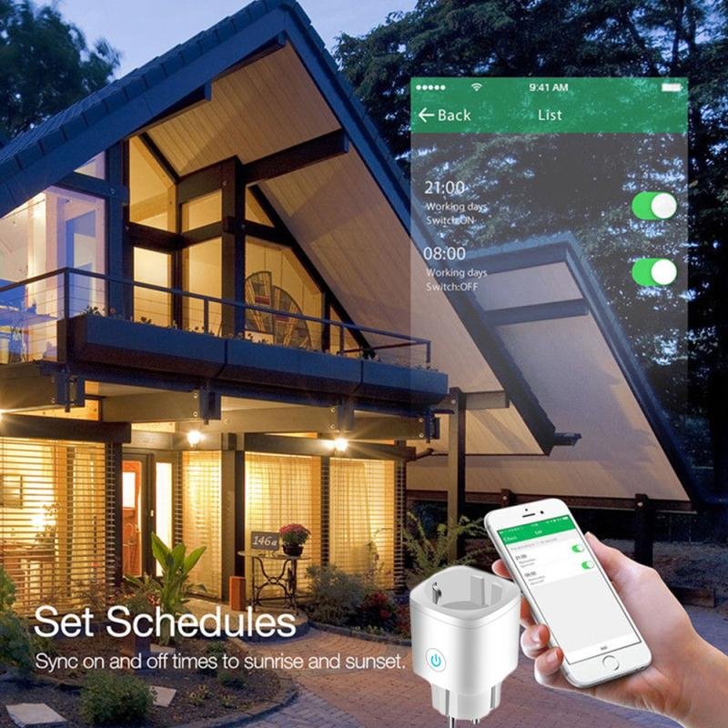 XZJ EU tuya wifi mobile smart plug socket