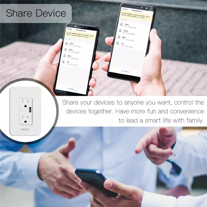 XUGUANG High Quality WiFi Home USB Wall Plugs And Switch Socket Smart App Wireless Control WiFi Electric Wall Outlet