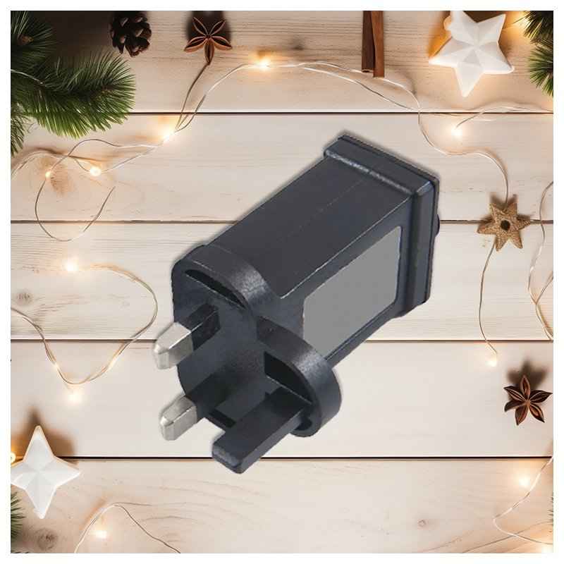 UK plug rainproof Adapter IP44 12v 20v 21v 22v 23v 24v 25v 26v 27v 28v 29v 30v for Christmas Festive Led Light