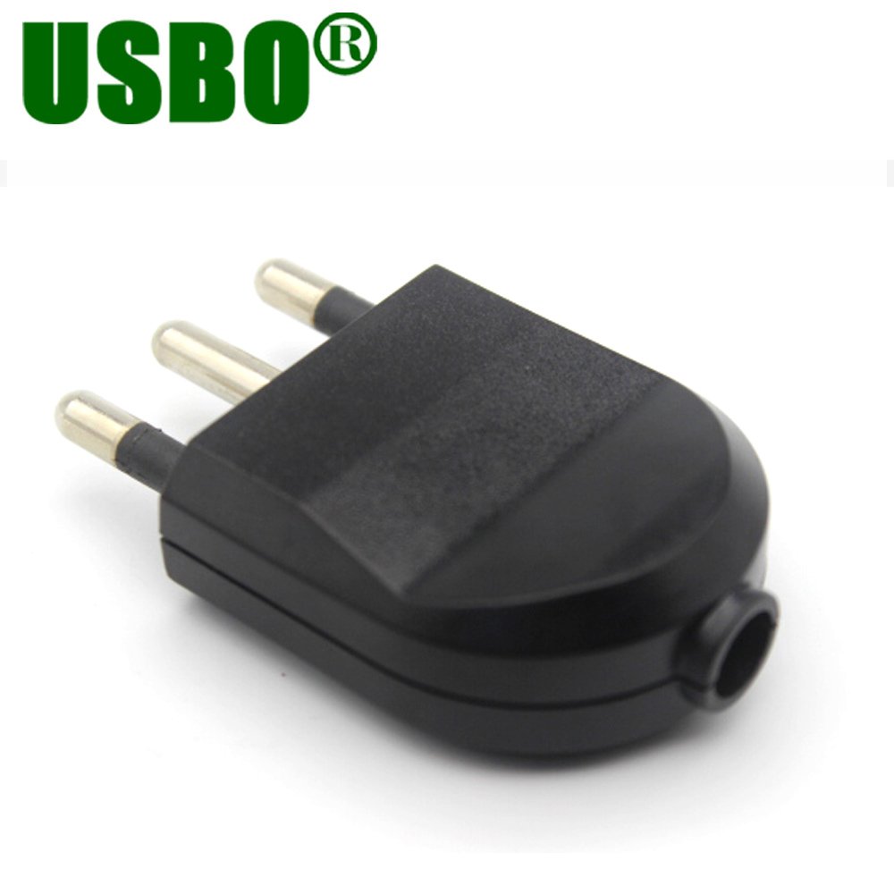 Fashionable italian standard 3-round-pin multi functional adaptor plug