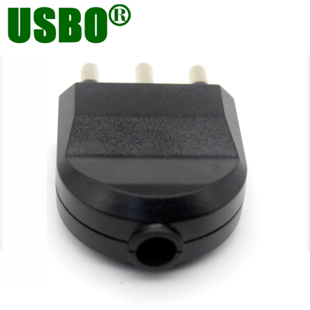 Fashionable italian standard 3-round-pin multi functional adaptor plug