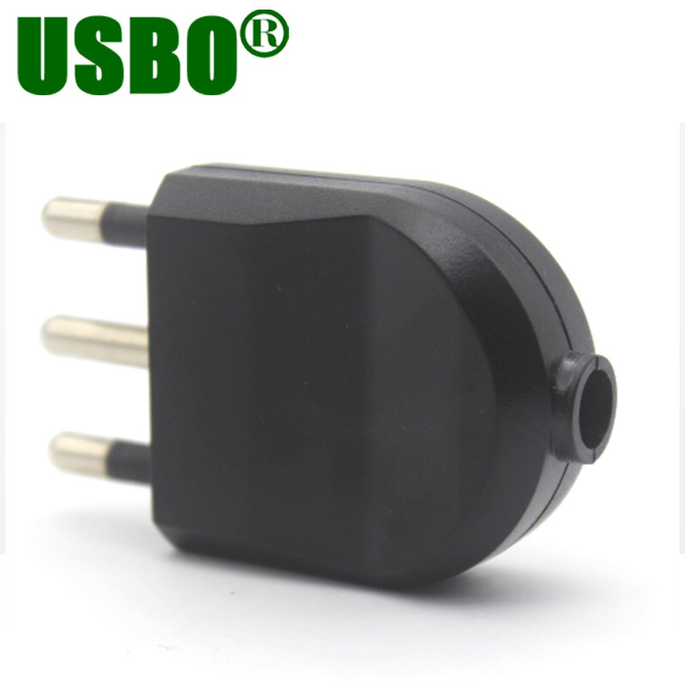 Fashionable italian standard 3-round-pin multi functional adaptor plug