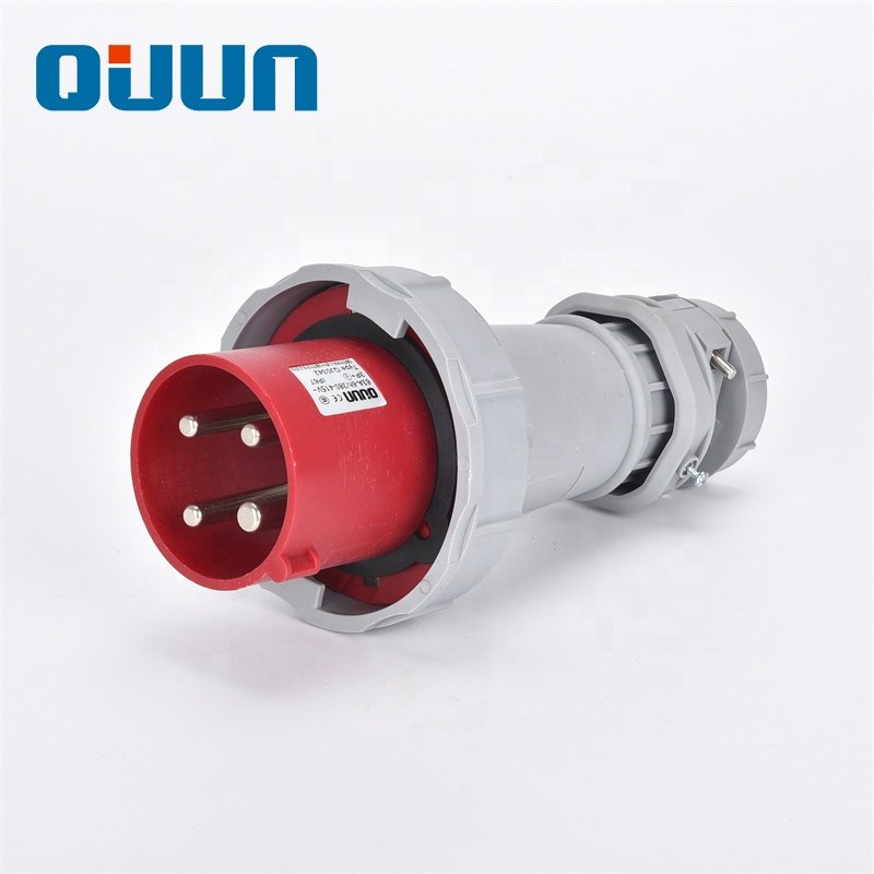 New style IP67 4Pin 63A 380v industrial plugs electrical plugs on building sites