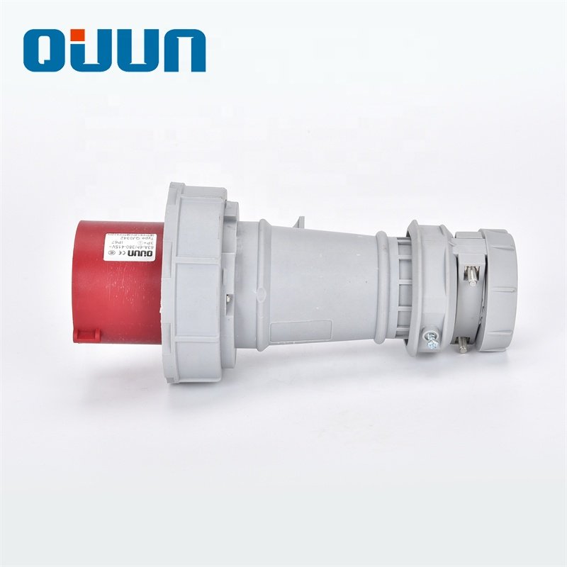 New style IP67 4Pin 63A 380v industrial plugs electrical plugs on building sites
