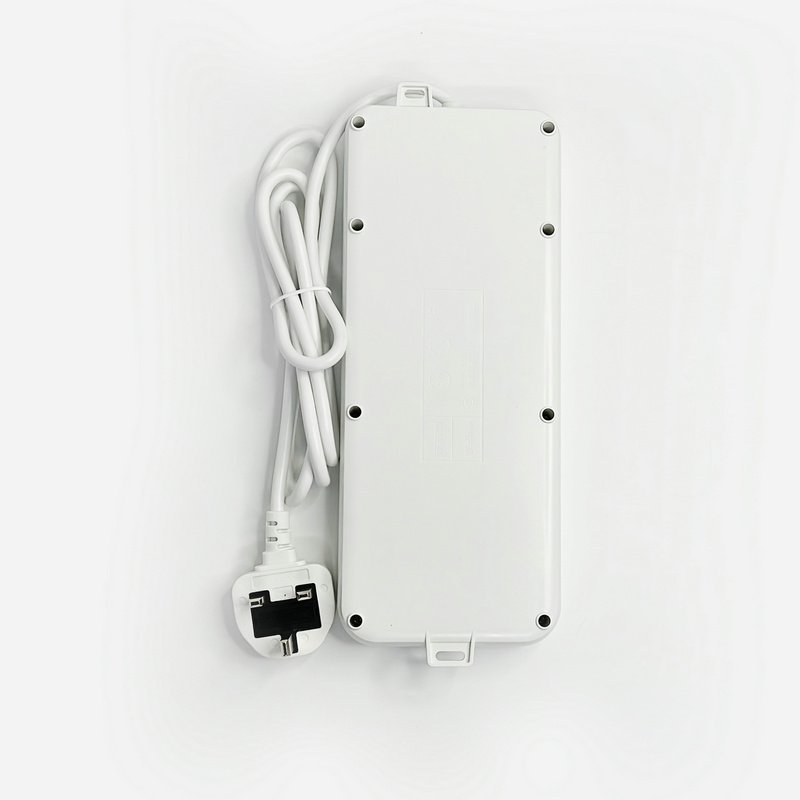 Wholesale price US UK Socket 3 Pin british plug extension cord multi socket surge protector power strip with switch