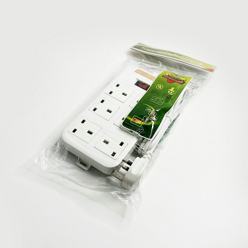 Wholesale price US UK Socket 3 Pin british plug extension cord multi socket surge protector power strip with switch