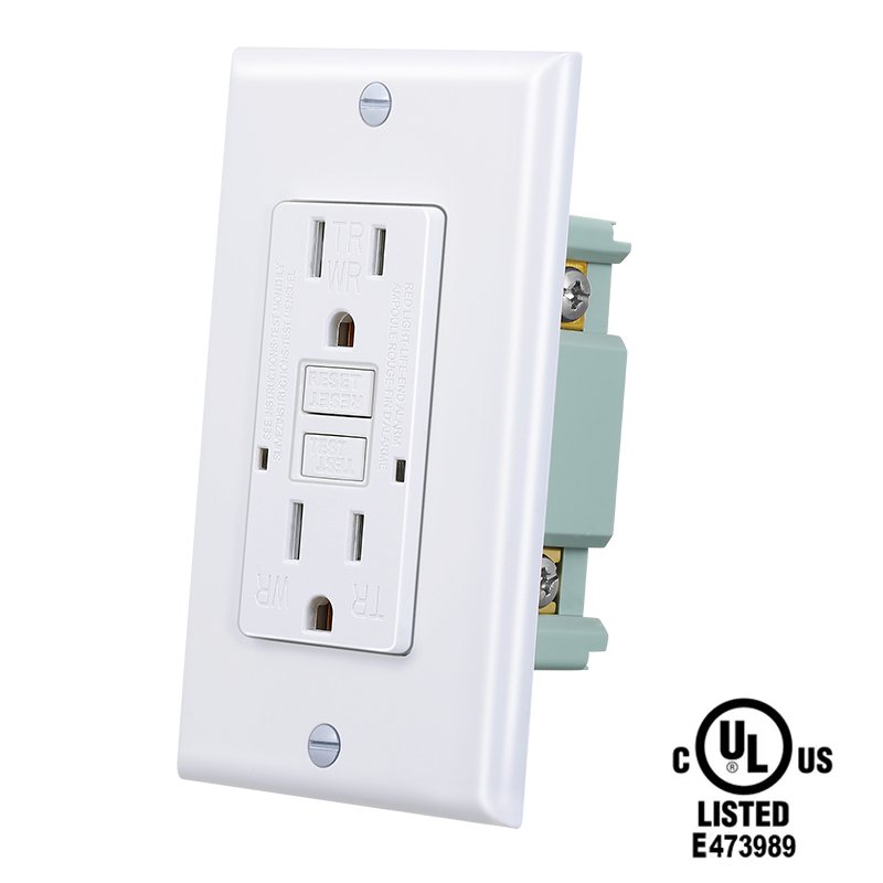 Factory sales 15 Amp Plug 15a Gfci TR WR Outlet Self-test Gfci 15a Gfci