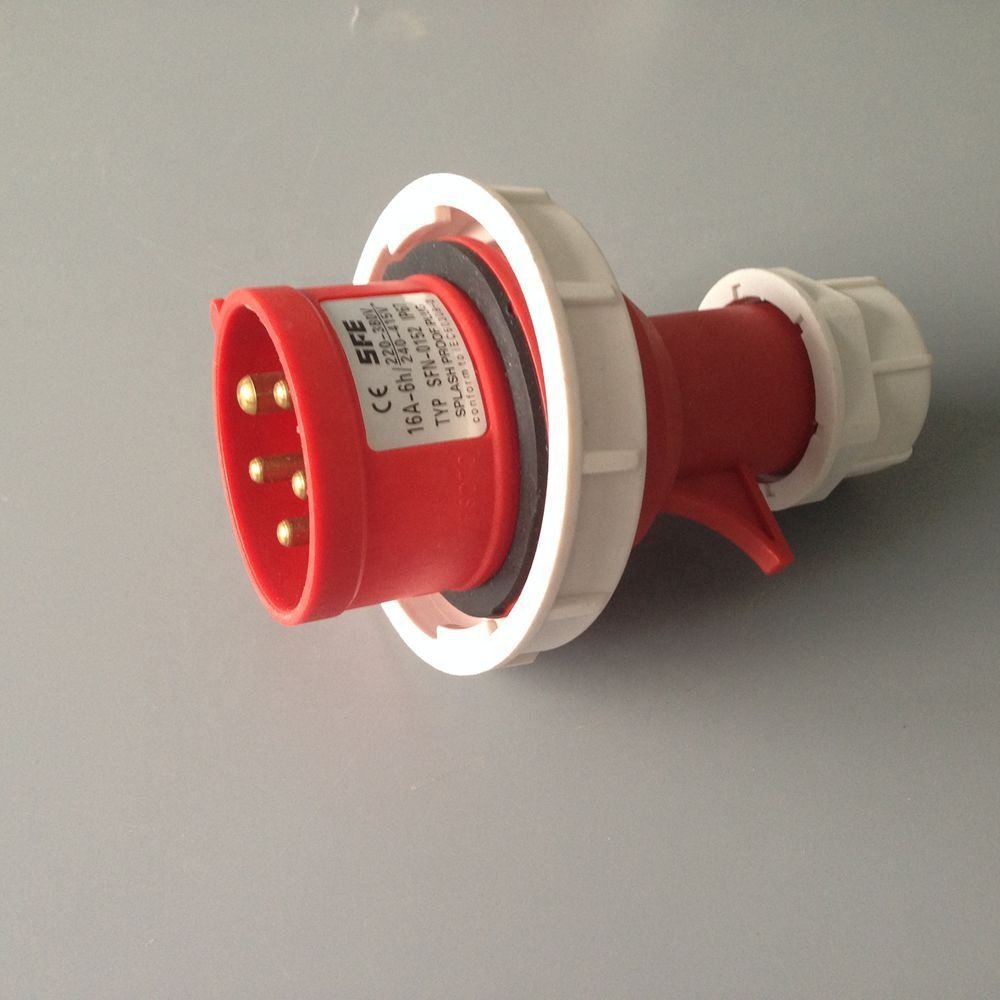 waterproof IP67 3pin 4pin 5pin 16A 32A plug and socket switch industrial plug sockets high quality for European market