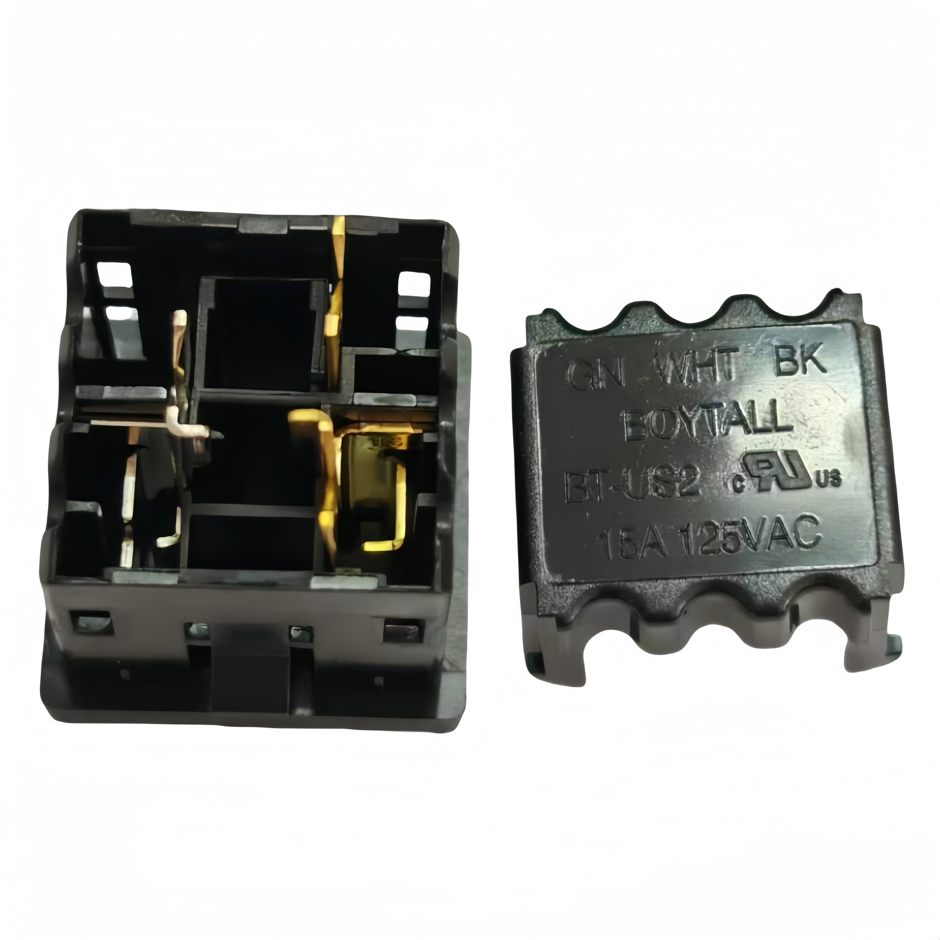 US Power Socket NEMA 5-15R 15A 125V 3-Pin Type-B Electric Inlet Wall PDU UPS Cabinet Compatible Plug & Socket