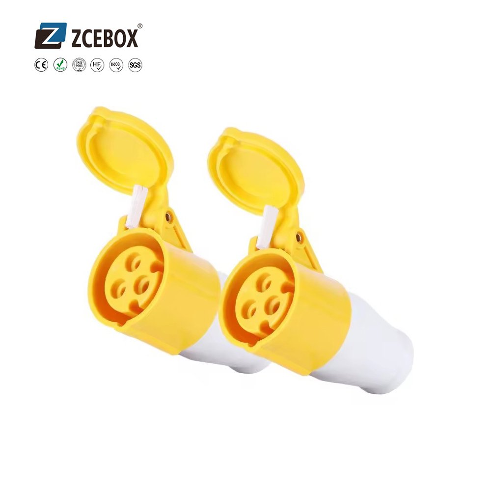 ZCEBOX 6a 32a 63 250 220v 400v 440v Multiple Male Female Amp Industrial plug and Socket