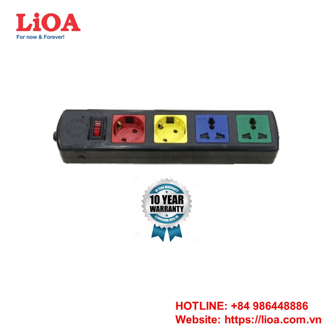LiOA Extension Socket for Electric Car and Equipment using the European Plug - CB Protection - 2SK2DN5.3.15