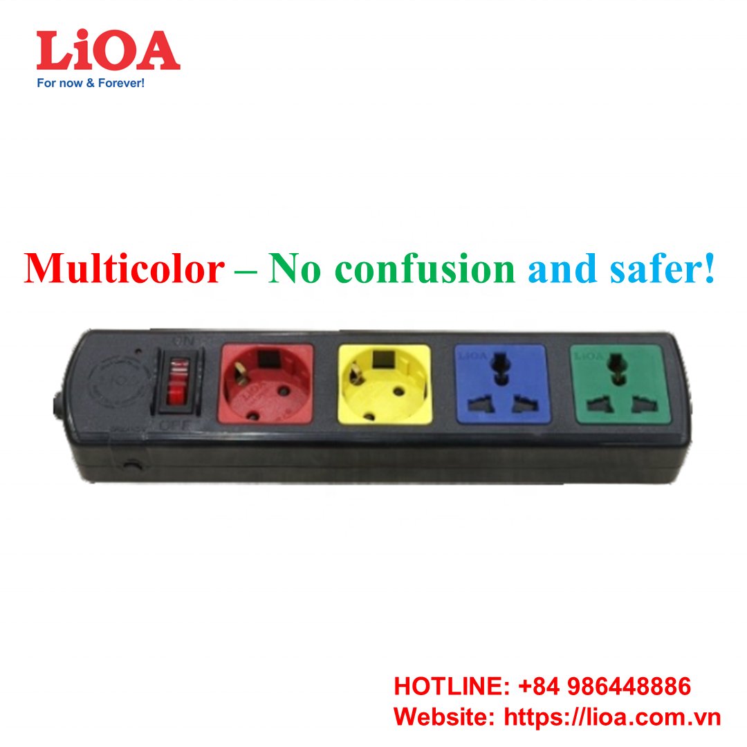 LiOA Extension Socket for Electric Car and Equipment using the European Plug - CB Protection - 2SK2DN5.3.15