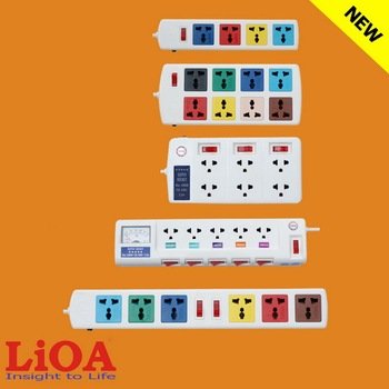 LiOA Extension Socket for Electric Car and Equipment using the European Plug - CB Protection - 2SK2DN5.3.15