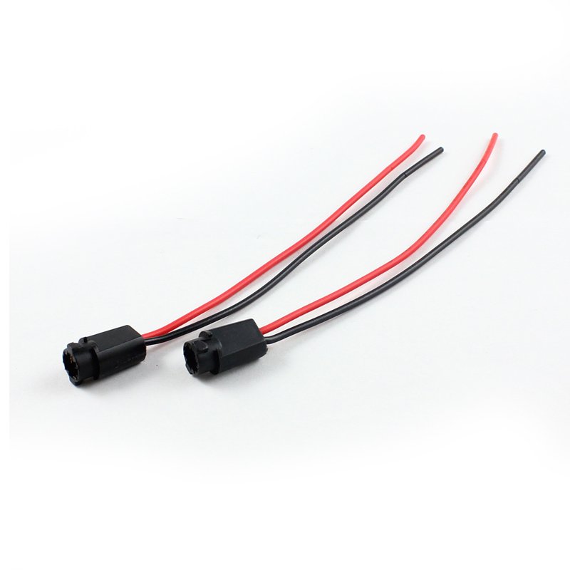 CAR-REFINE Car 286 T5 LED Bulb Lamp Socket T5 LED Bulbs Plug Holder LED Instrument Lamps Socket Extension Cables Connectors